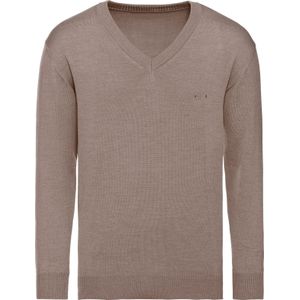 Marco Donati - Trui - Naturel mêlee - Lange Mouwen - 100% Scheerwol