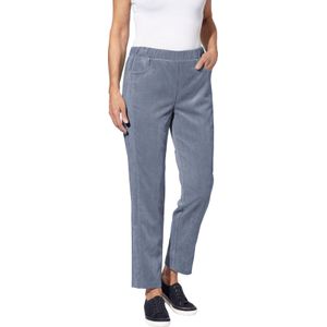 Dames Ribcordbroek in duivenblauw