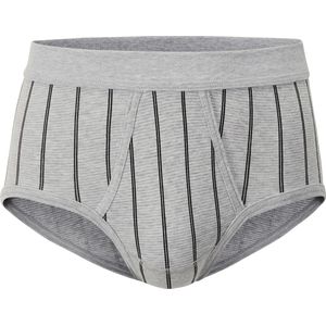 Heren Slip in lichtgrijs gestreept