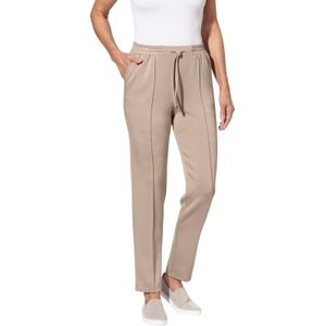 Dames Comfortbroek in sesam
