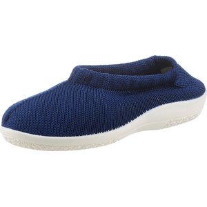 Slippers - Marine - Textiel - Breed