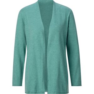 Dames Vest in salie gemêleerd