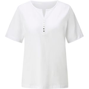 T-shirt - Wit - 100% Katoen - Korte Mouwen