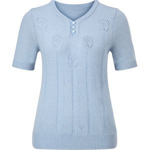 Pullover - Blauw - 100% Polyacryl - Ruimvallend