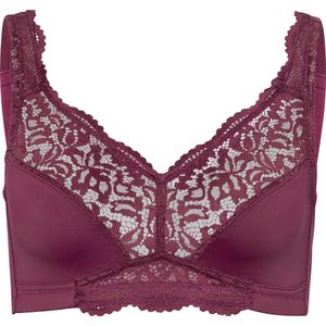 Dames Beha zonder beugel in bordeaux