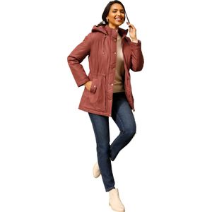 Dames Watté-jack in roodbruin