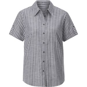 Marine Gestreepte Blouse - 100% Katoen - Knoopsluiting - Zonder Zakken