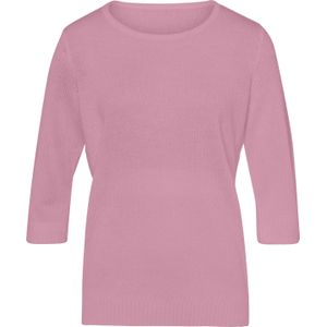 Dames Pullover met ronde hals in roze