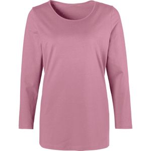 Oudroze Longsleeve - 100% Katoen - Ronde Hals - Lange Mouwen