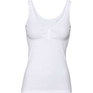 wäschepur - Bh-hemd - Wit - 2-delig - Zonder Beugels - 100% Katoen