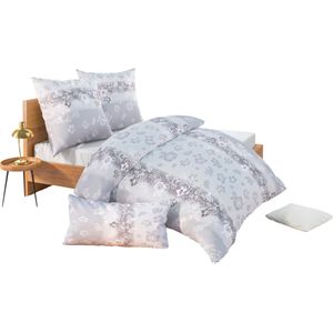 Bedtextiel in Zilverkleur