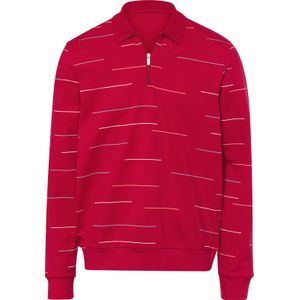 Heren Sweatshirt in rood geprint