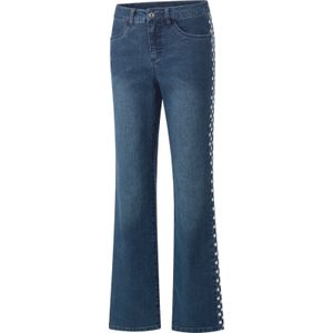 Dames jeans in blue-stonewashed
