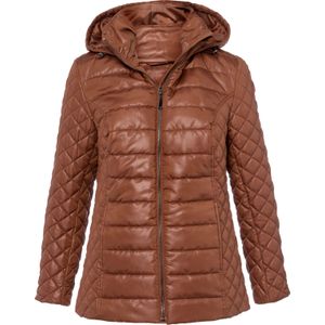 Dames Watté-jack in roodbruin