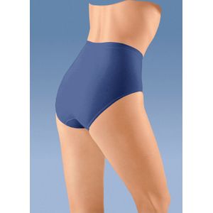 Jeansblauw - Strings - Katoen/Elastaan - Met Elastische Boord