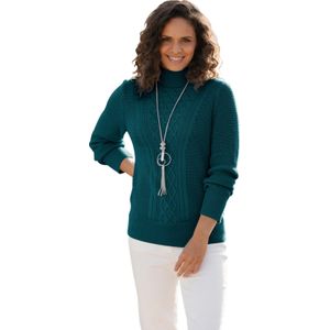Model - Pullover - Ruitpatroon - Katoenmix - Lange Mouwen