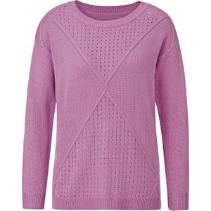 Dames Pullover met lange mouwen in orchidee
