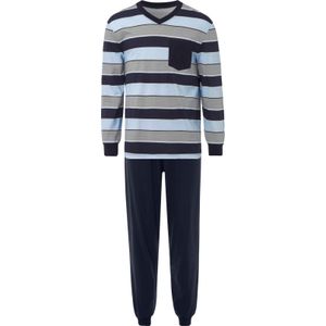 Pyjama - Streeppatroon - Effen - Single-Jersey