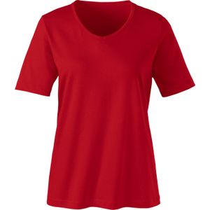 Dames Shirt met korte mouwen in rood