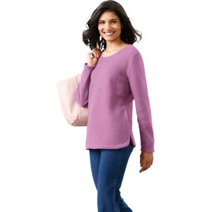 Dames fleeceshirt in violet