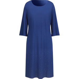 Dames Jersey jurk in koningsblauw