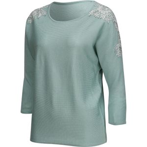 Unikleur - Gebreide Trui - Kalkmint - 100% Polyacryl