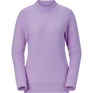 Dames Trui met opstaande kraag in lila