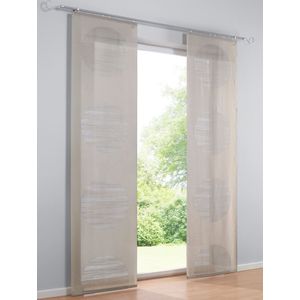 schuifgordijn in taupe