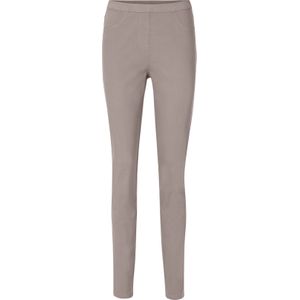 Jeggings - Taupe - 98% Katoen - Elastische Band - Smalle Pijp