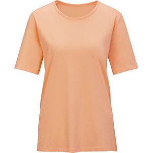 Dames Pyjama-Shirt in apricot
