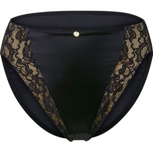 Dames Jazzpants in zwart/camel