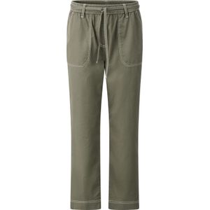 Dames 7/8-jeans in kaki