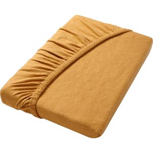 Eleganzzz Hoeslaken Flanel Fleece 35cm Hoekhoogte   Taupe Grey 160x200cm 773039665