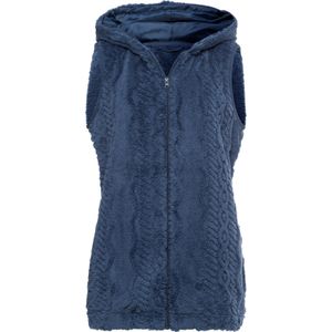 Sweatvest - Jeansblauw - 100% Polyester - Met Capuchon