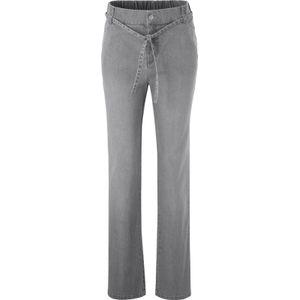 Dames jeans in light grey-denim