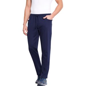 Stretchbroeken - Marine - 100% Katoen - Steekzakken - Elastische Band