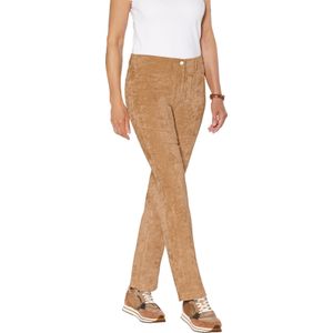 Dames Ribcordbroek in camel