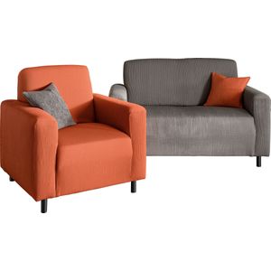 Superelastische Hoezenset - Kleurvarianten - Kreukvrij - Voor Bank en Fauteuils