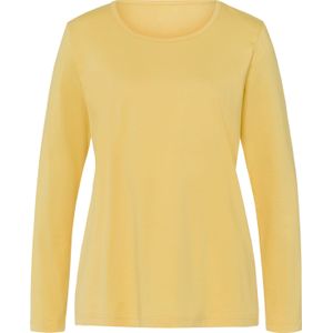 Dames Shirt met lange mouwen in geel