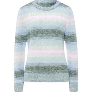 Gebreide Trui - Jade/Lichtroze - 100% Polyacryl