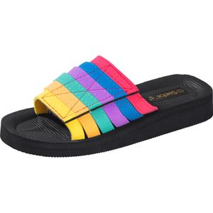 Siebi's - Badslippers - Bont - Licht Anatomisch Gevormde Binnenzool - Klittenbandsluiting