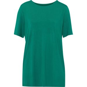 Longshirt - Groen - 95% Viscose, 5% Elastaan - Korte Mouwen