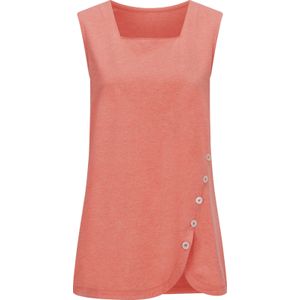Dames Shirttop in koraal gemêleerd