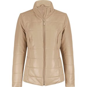 Dames Jack van imitatieleer in beige