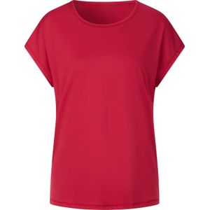 Dames Shirt met ronde hals in aardbei