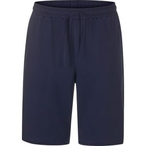 Musthave - Gedessineerde Shortama - Blauw - Single-Jersey - Ronde Hals