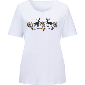 Dames Traditioneel shirt in wit