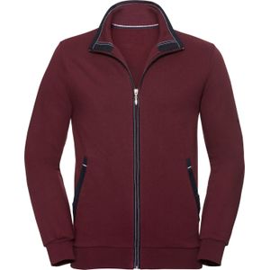 Heren Sweatvest in bordeaux