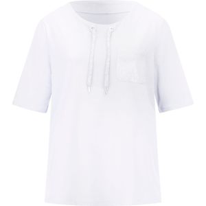Dames Shirt met korte mouwen in wit