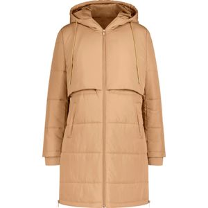 Dames Lange jas in camel